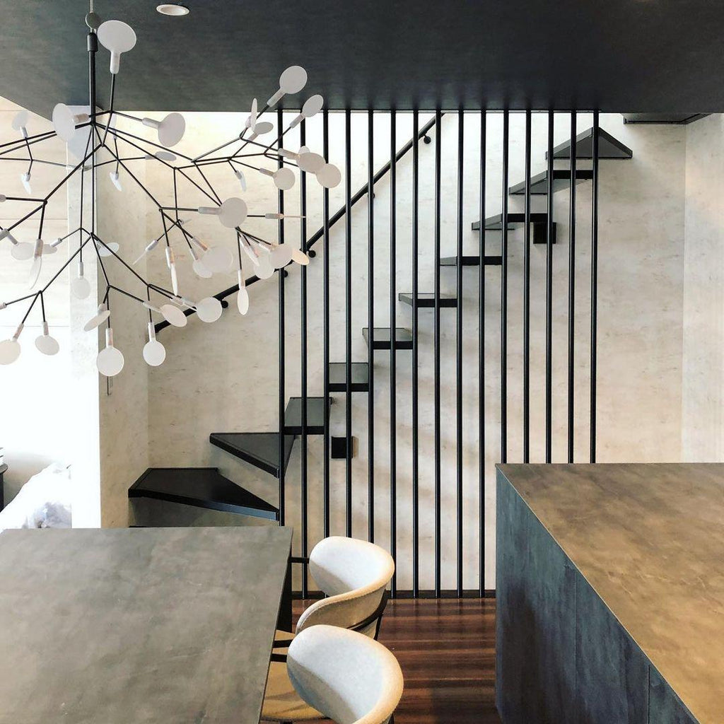 Falling Cherry Blossoms Chandelier