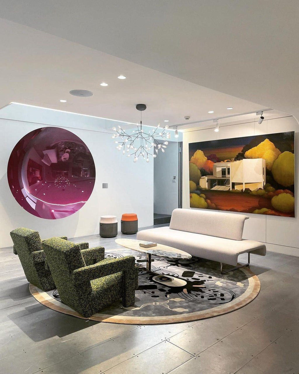 Falling Cherry Blossoms Chandelier