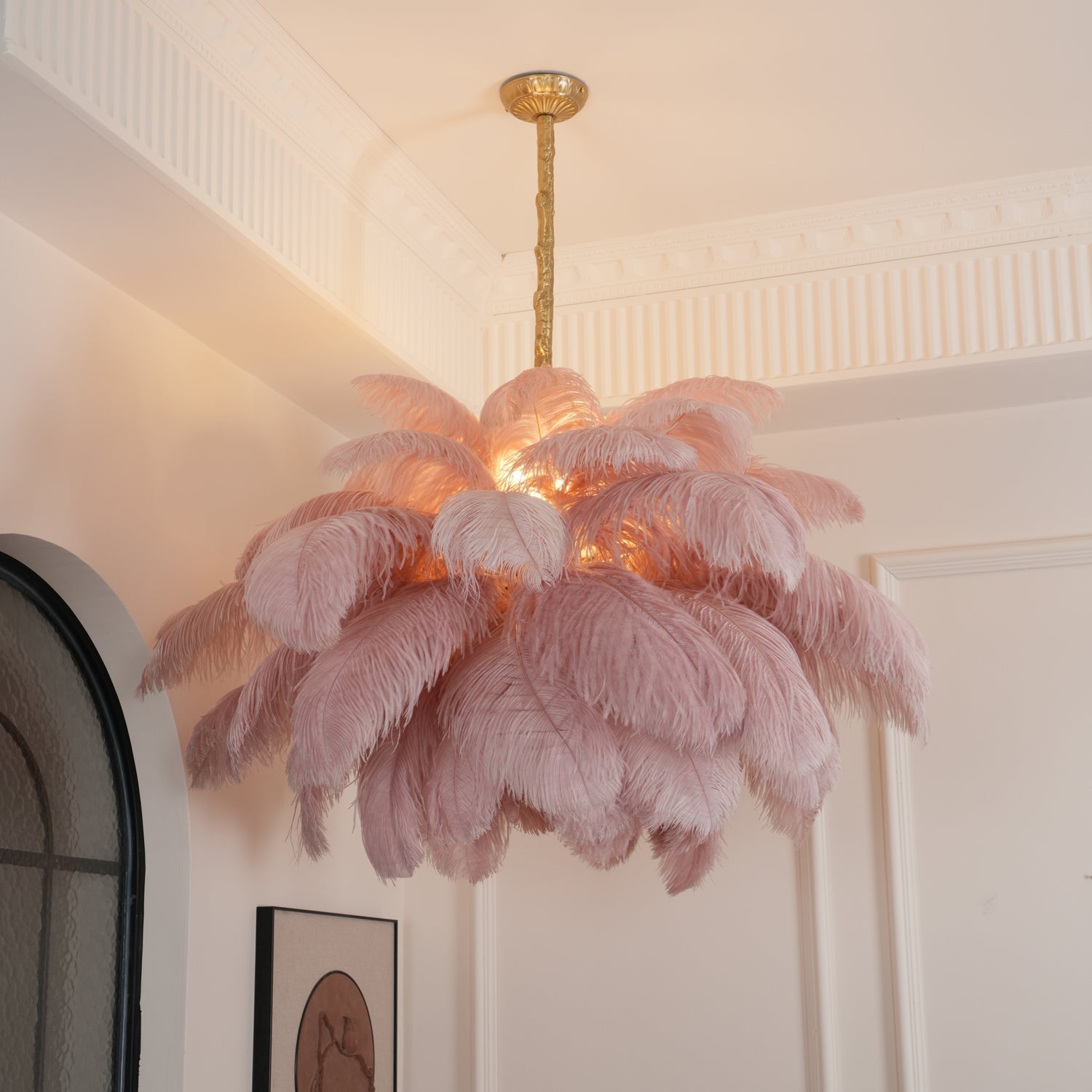Feather Chandelier