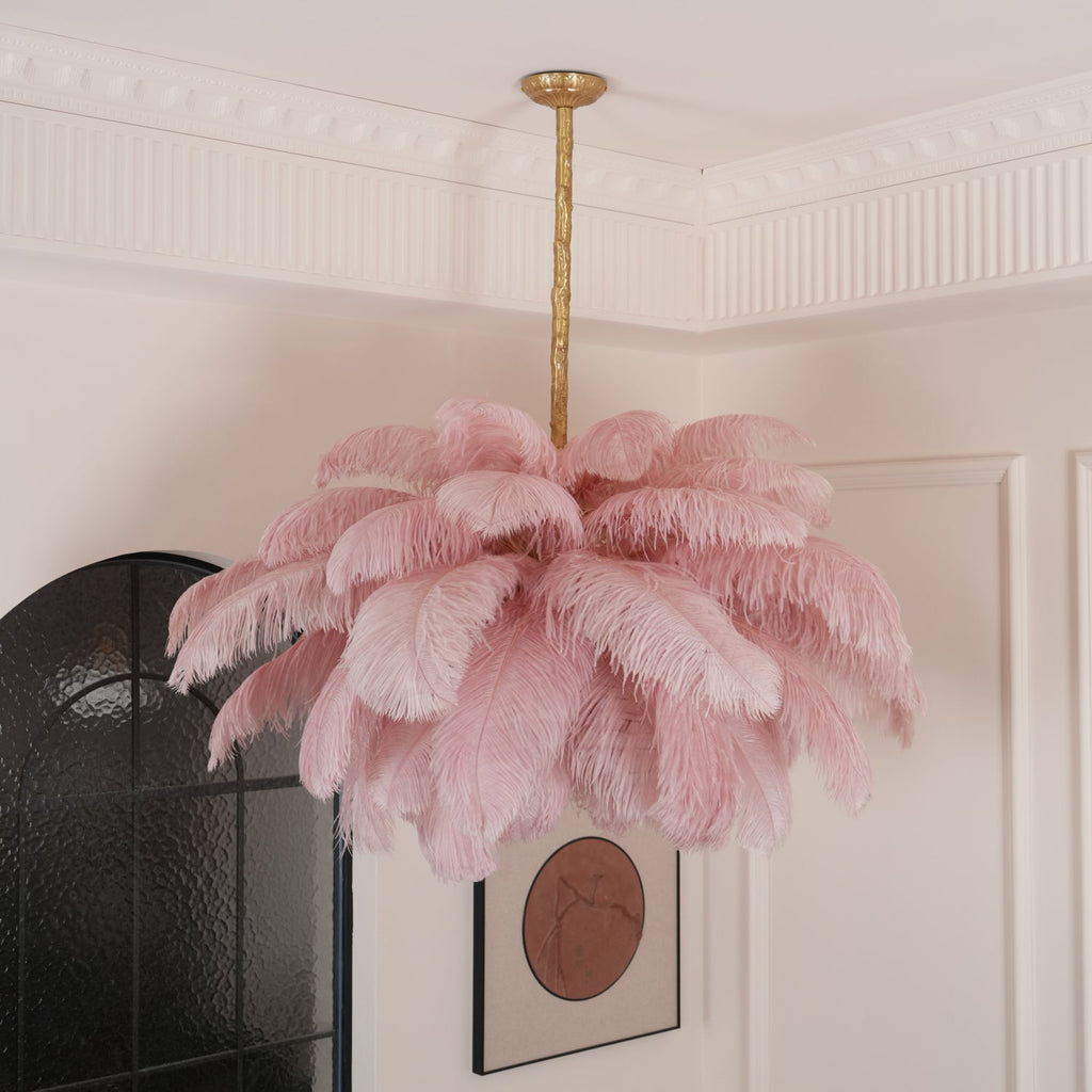 Feather Chandelier