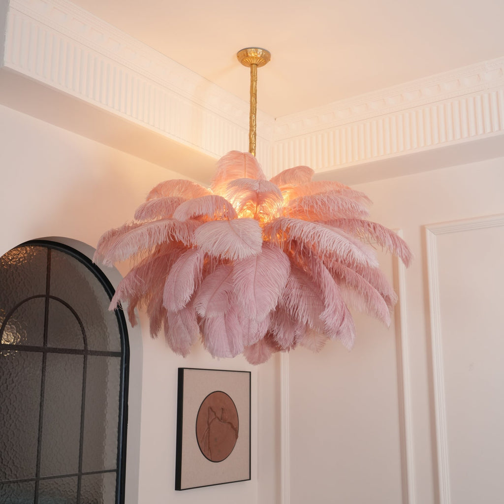 Feather Chandelier