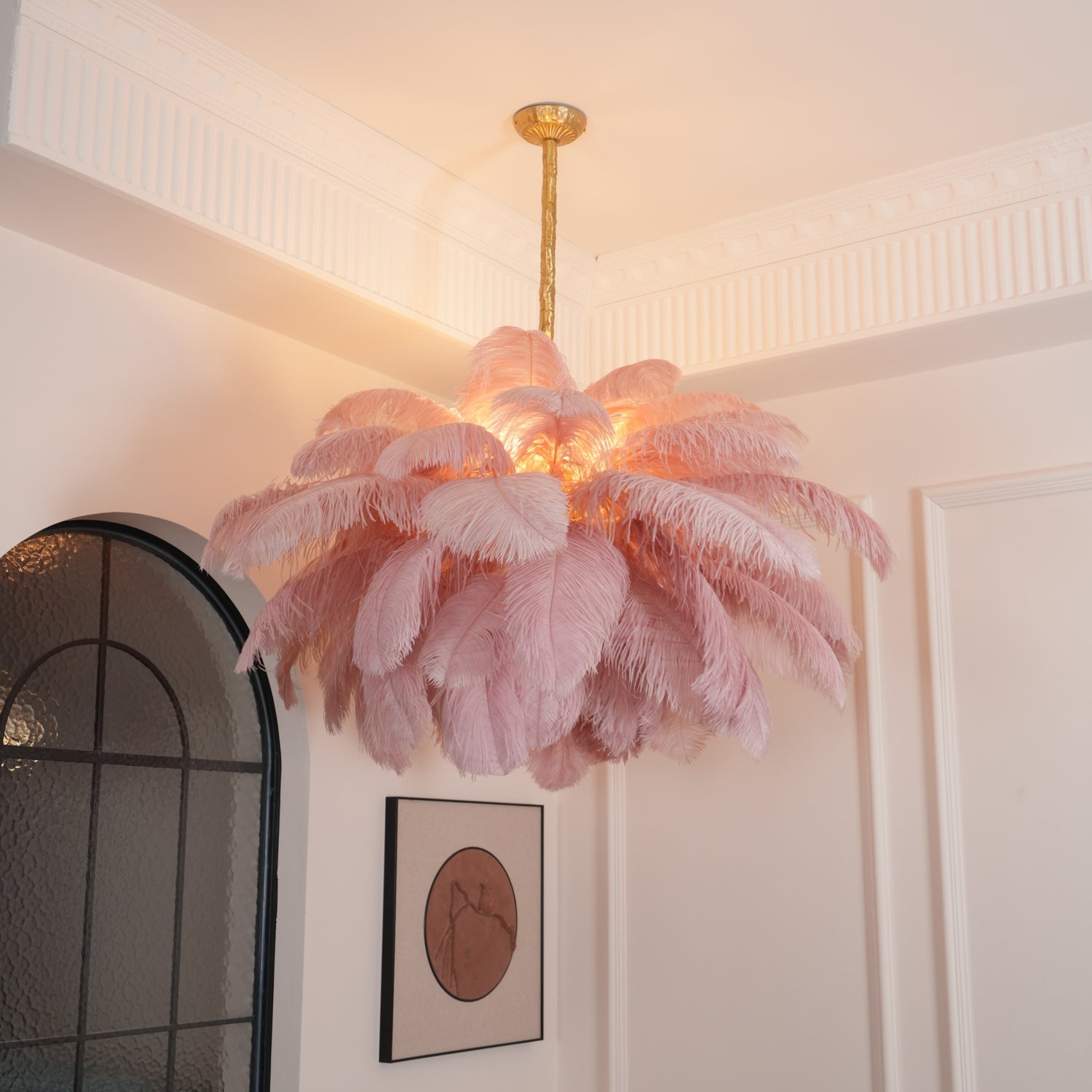 Feather Chandelier