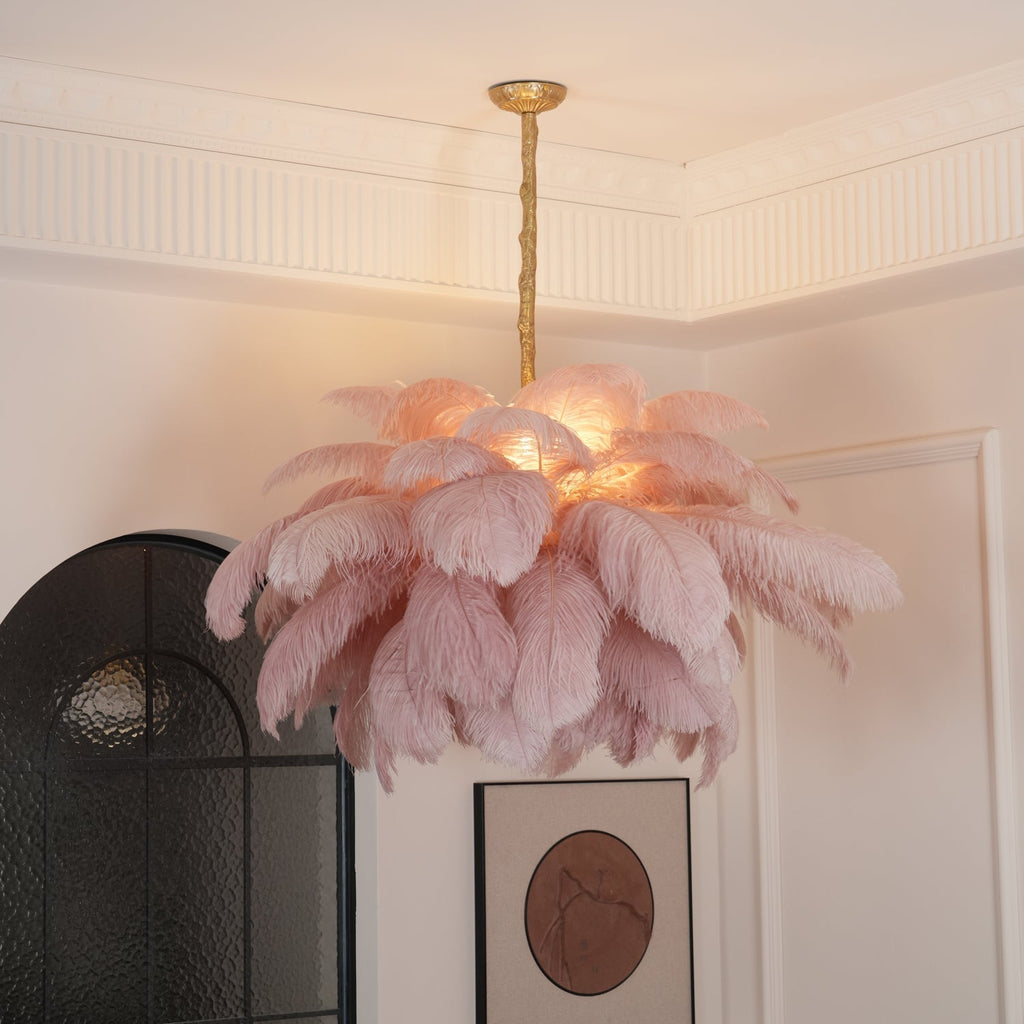 Feather Chandelier