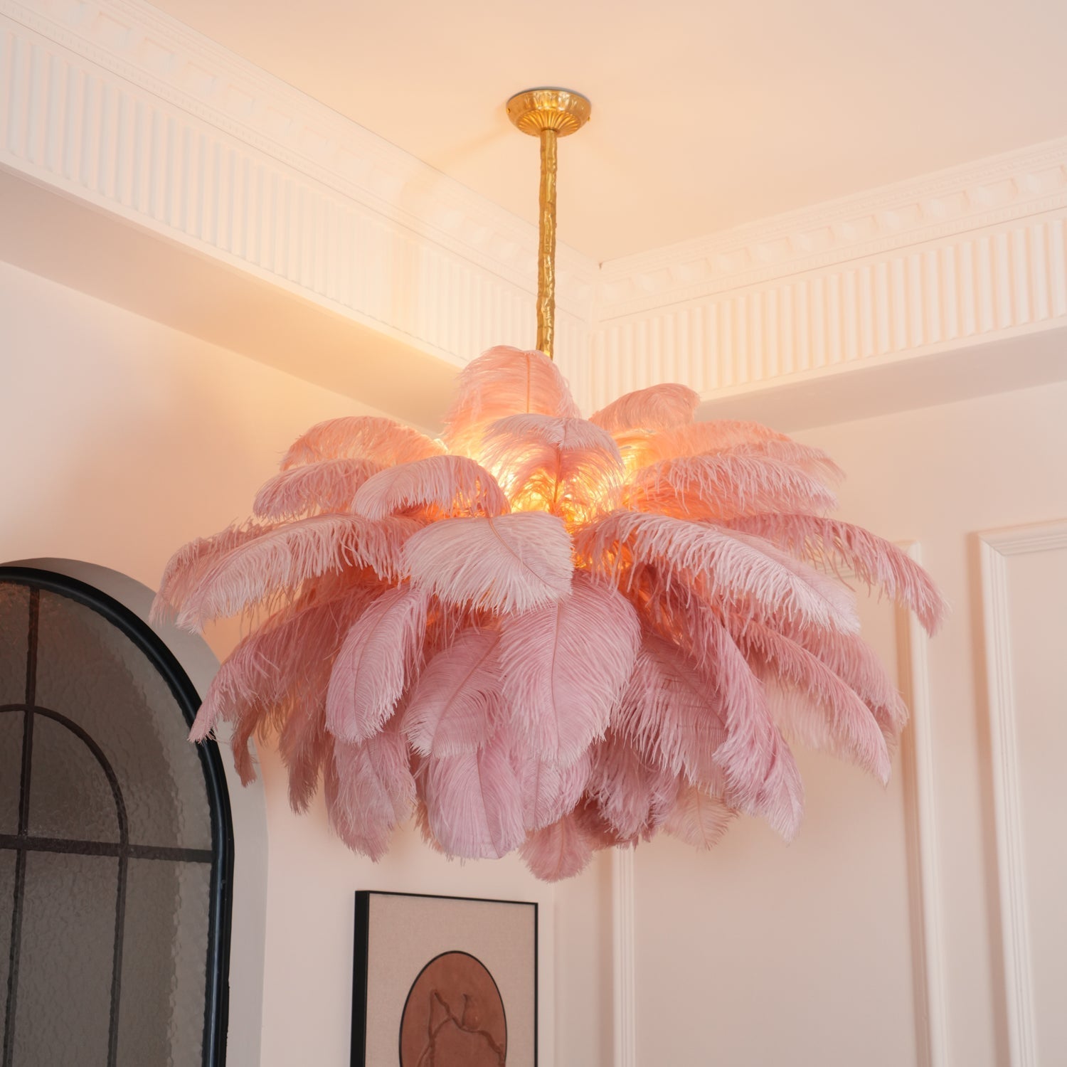 Feather Chandelier