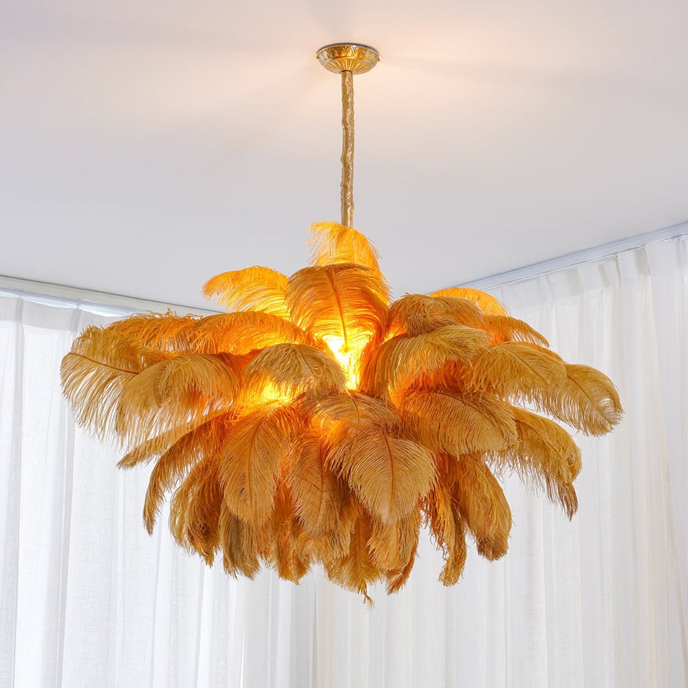Feather Chandelier