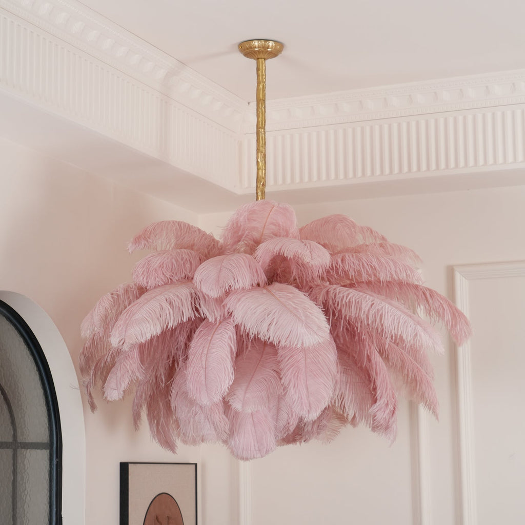 Feather Chandelier