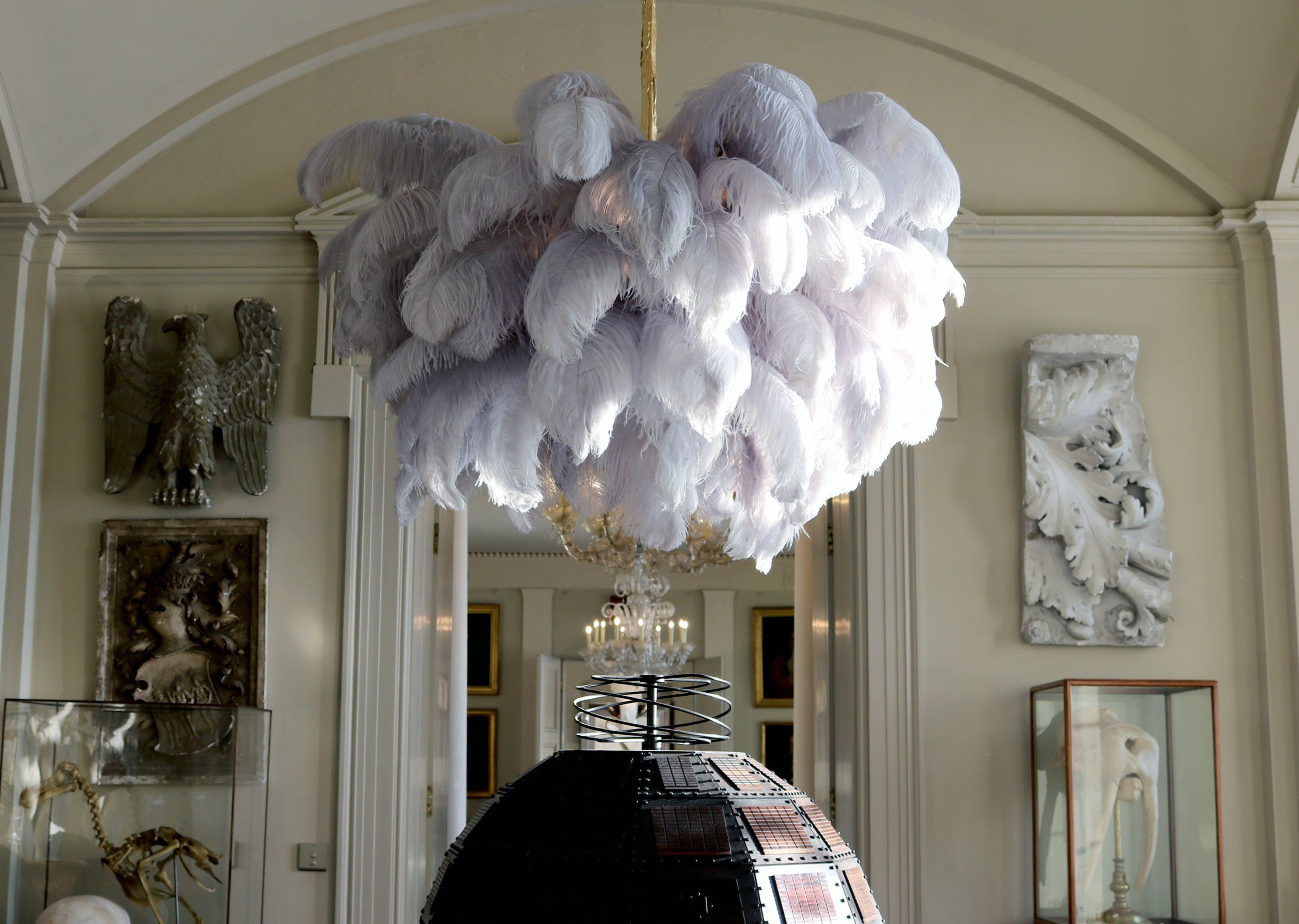 Feather Chandelier