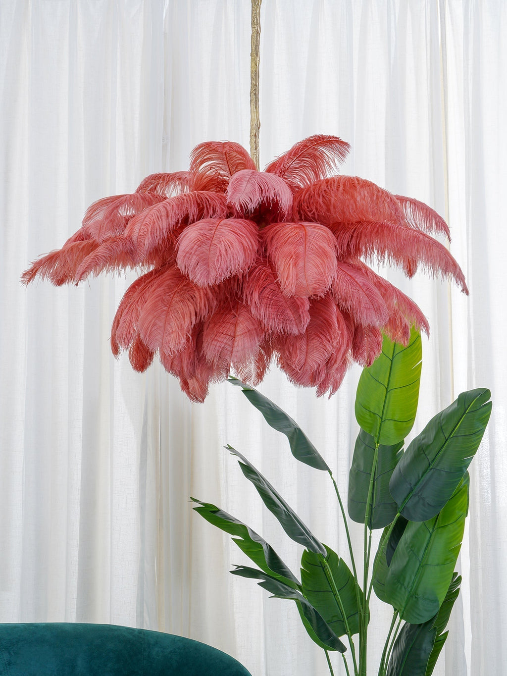 Feather Chandelier