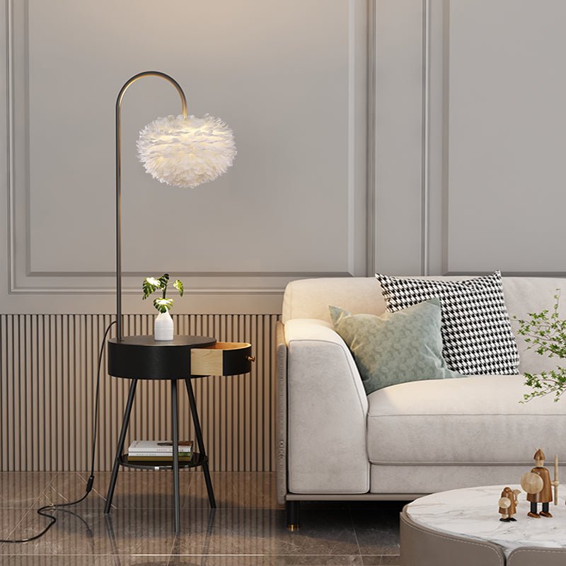 Feather Floor Lamp - ZozHome