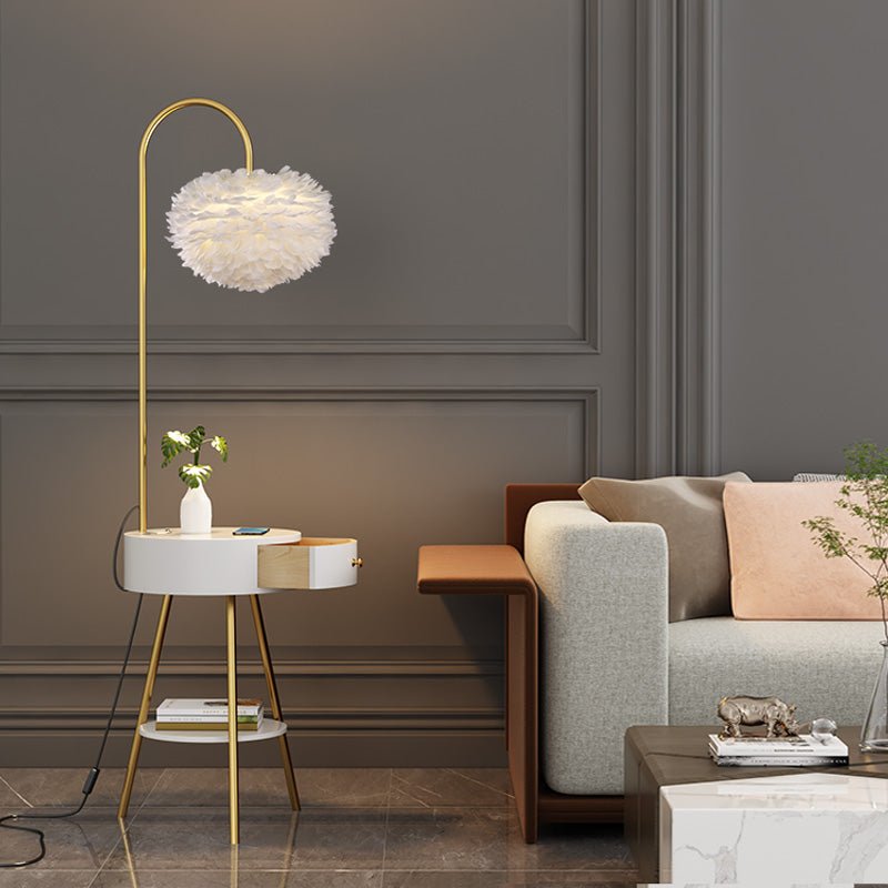 Feather  Floor Lamp