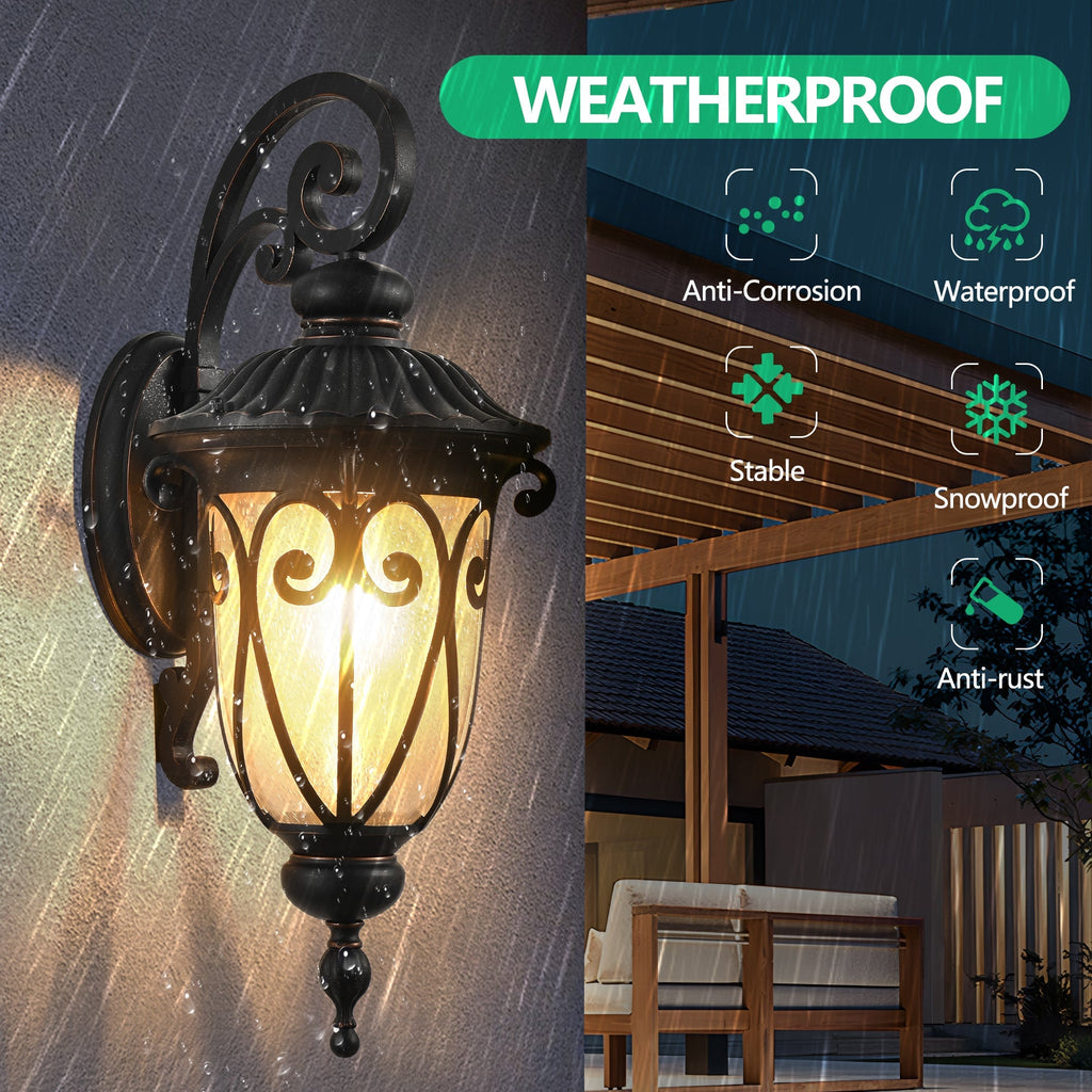 Florentine Lantern Outdoor Wall Lamp