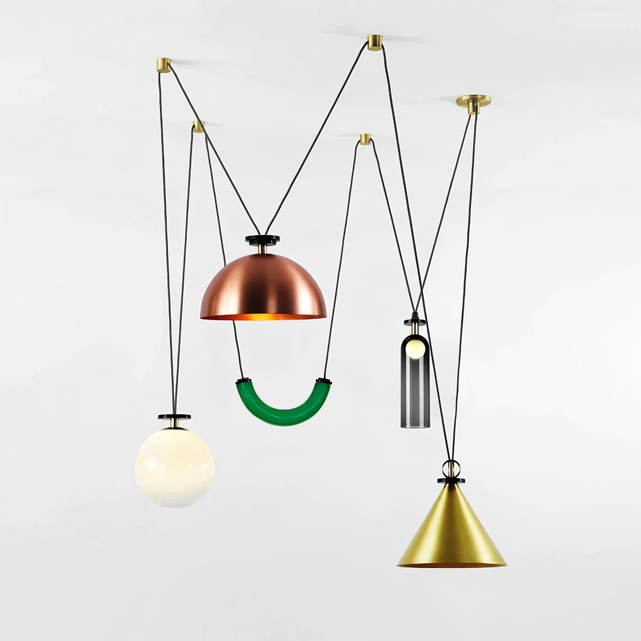 Geometric Shape Art Modern Chandelier