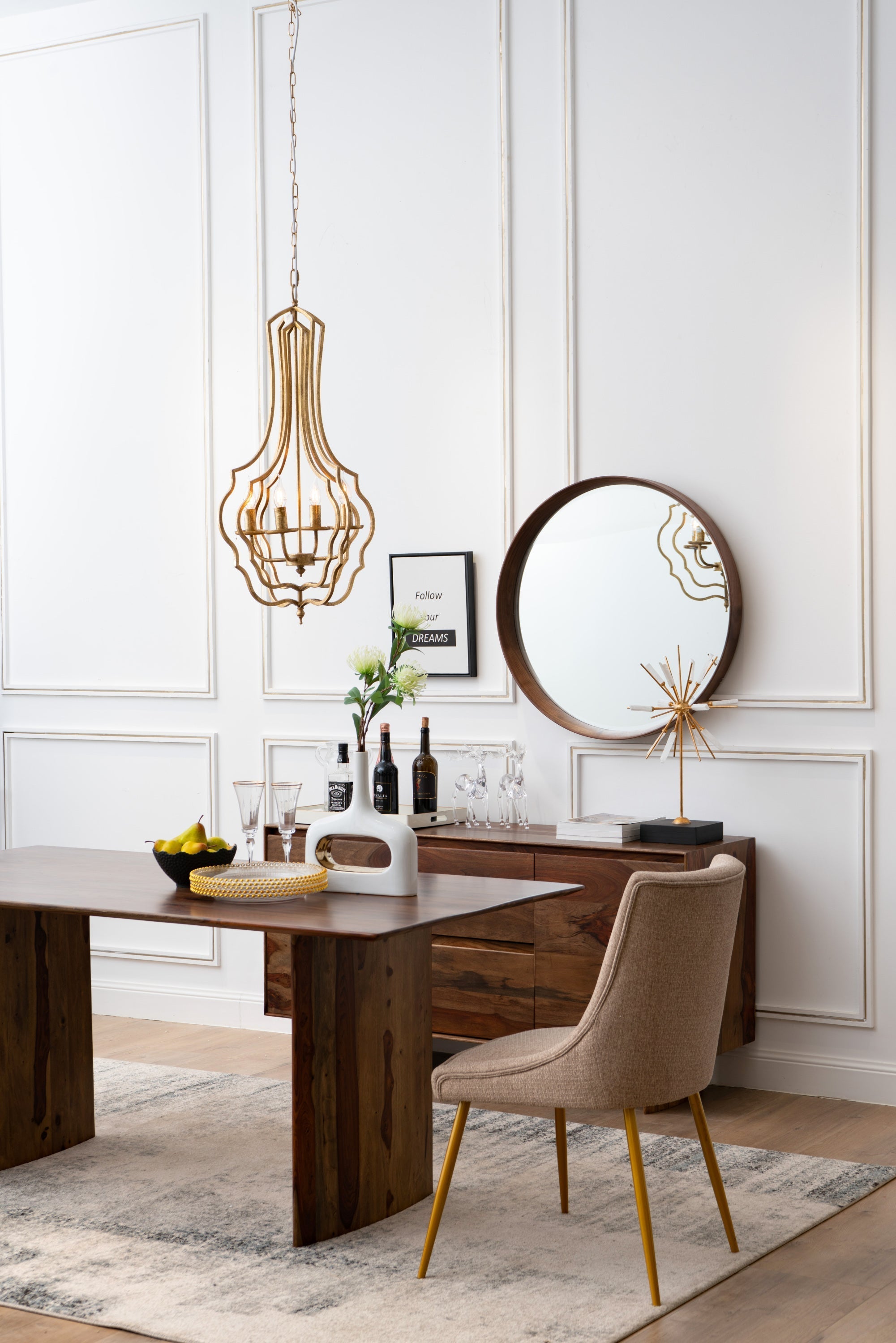 Gilded Nest Chandelier