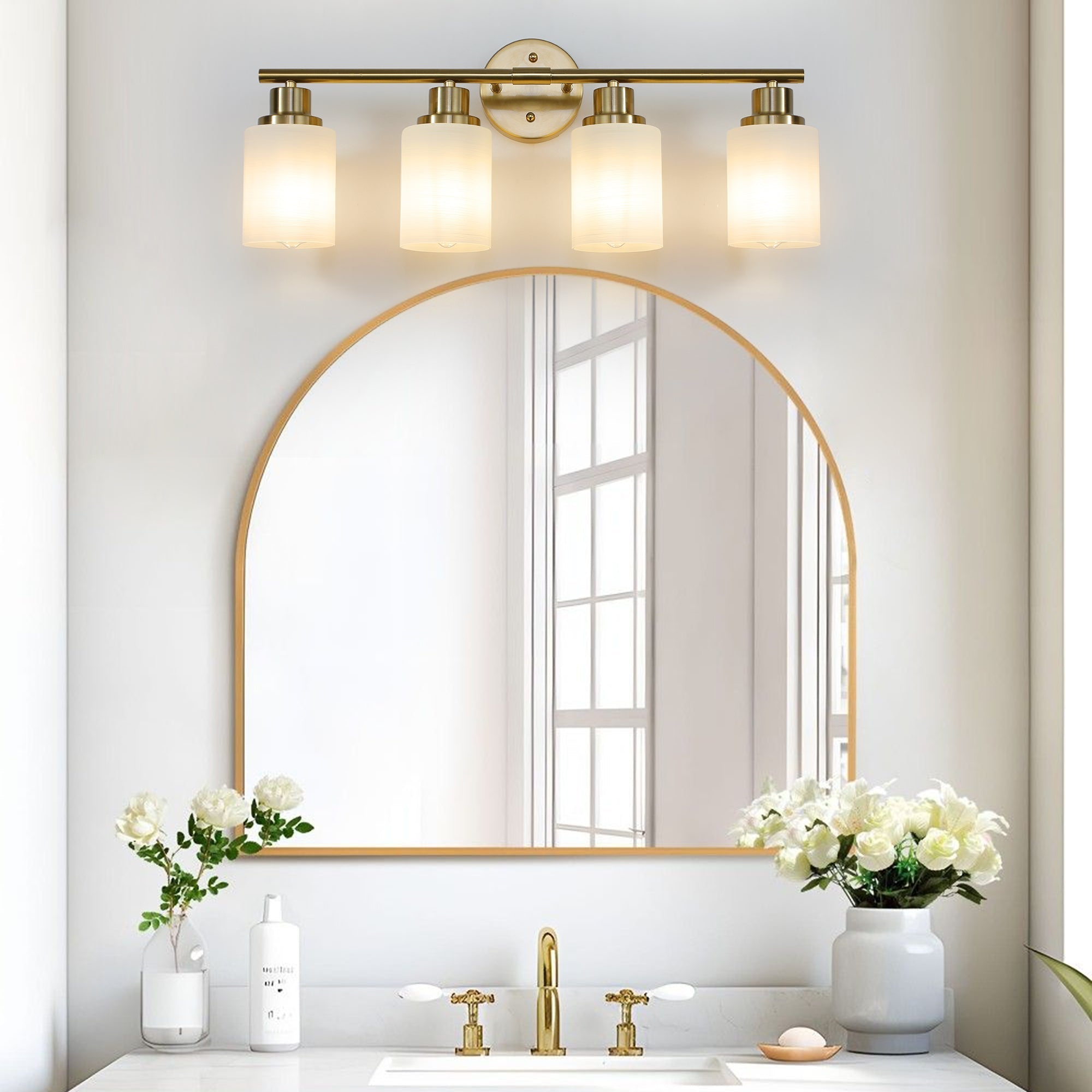 Gilded Radiance Vanity Light