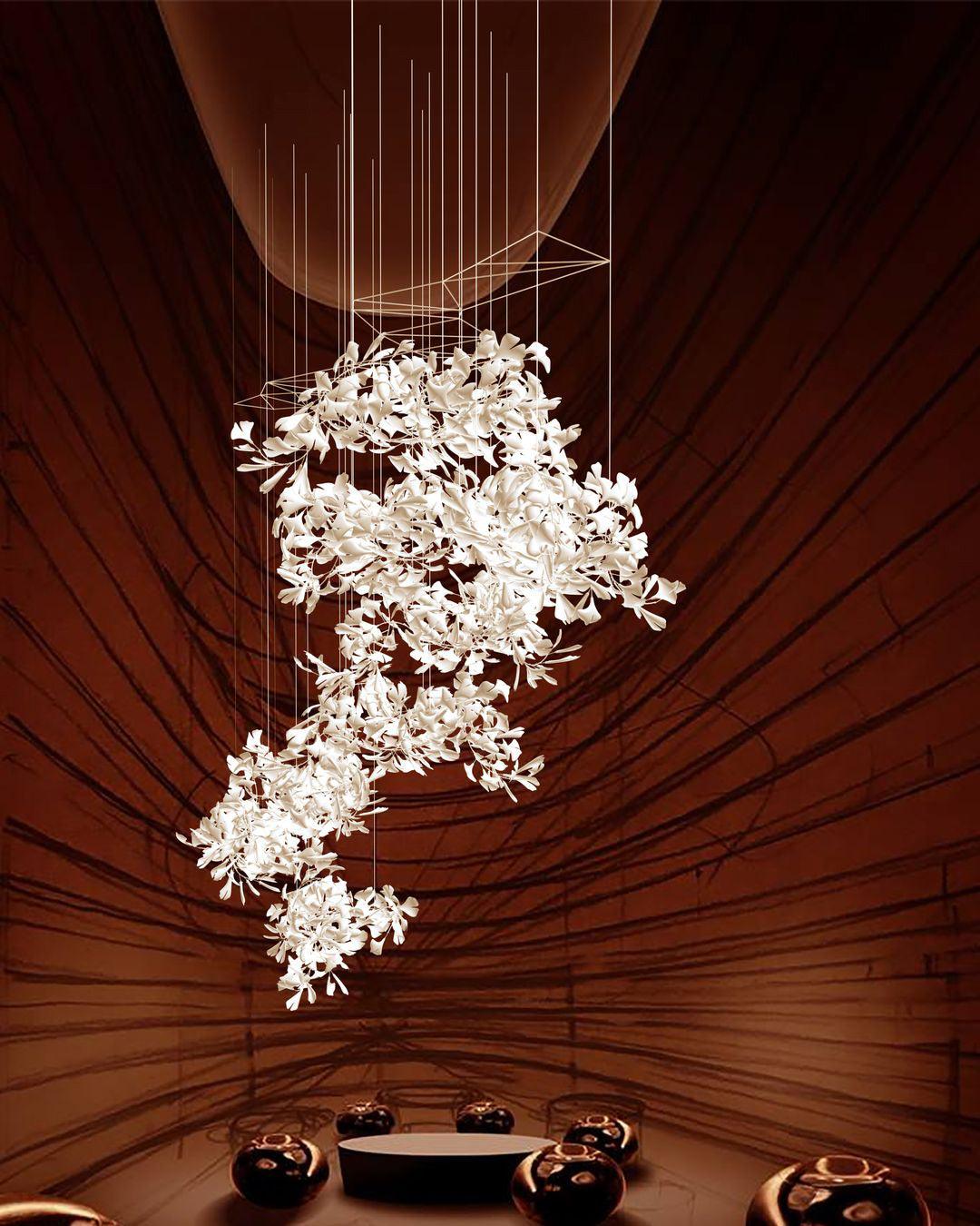 Ginkgo Chandelier F
