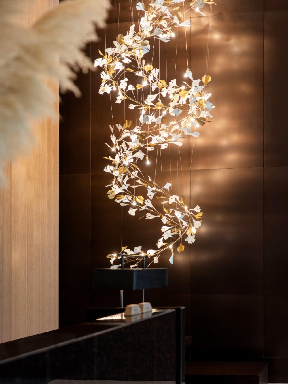 Ginkgo Chandelier F