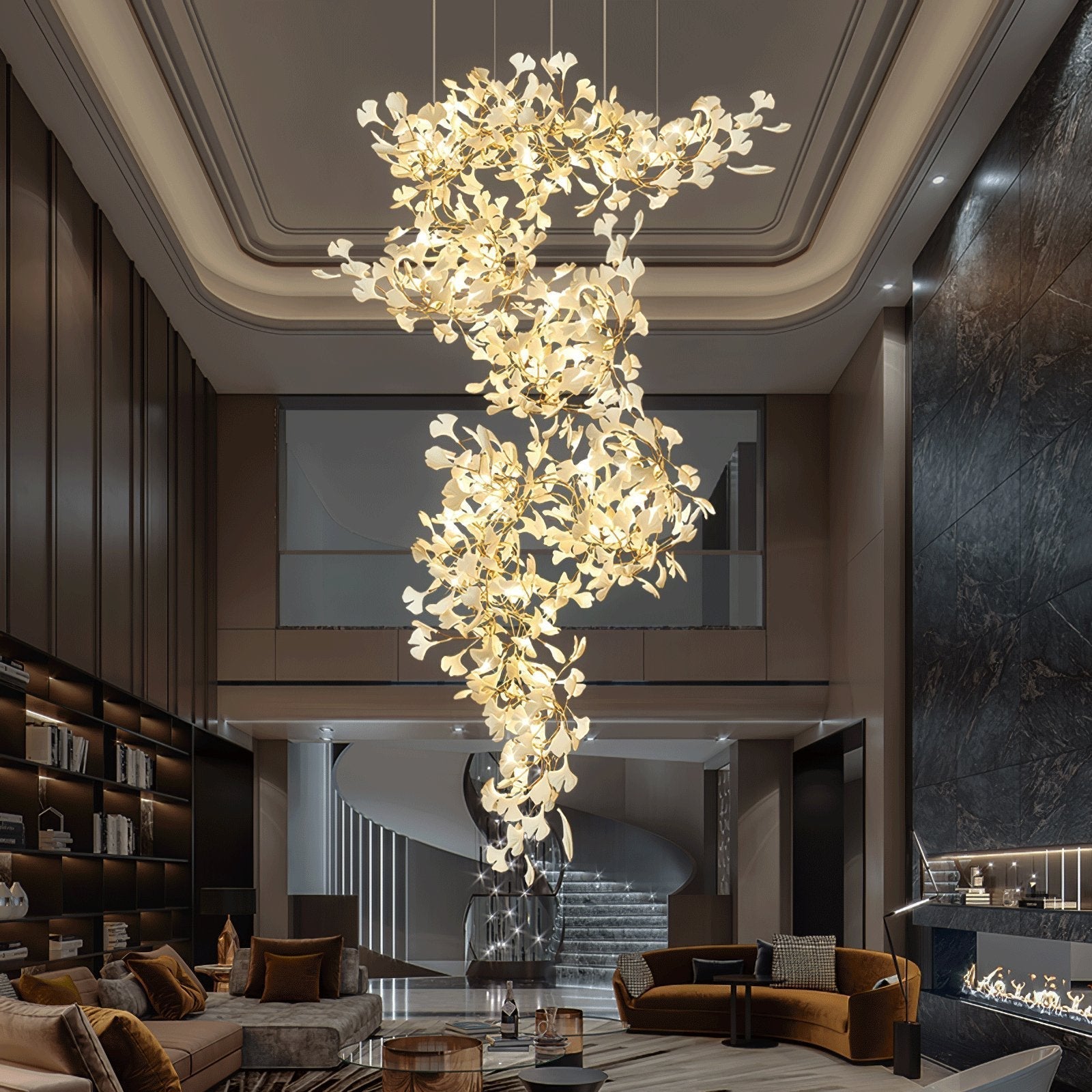 Ginkgo Chandelier F