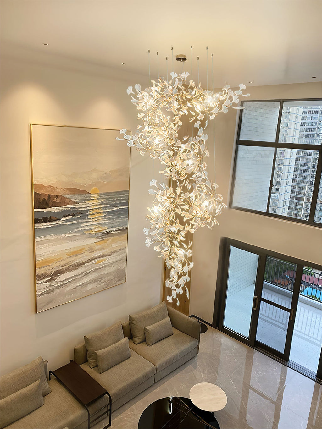 Ginkgo Chandelier F