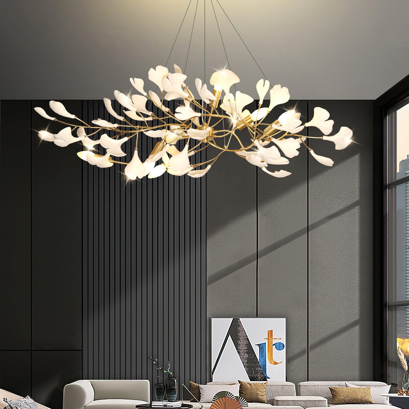 Ginkgo Chandelier I