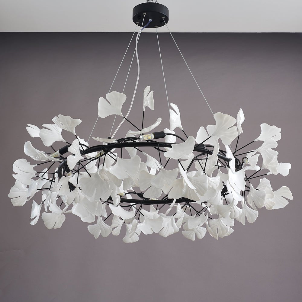 Ginkgo Halo Chandelier