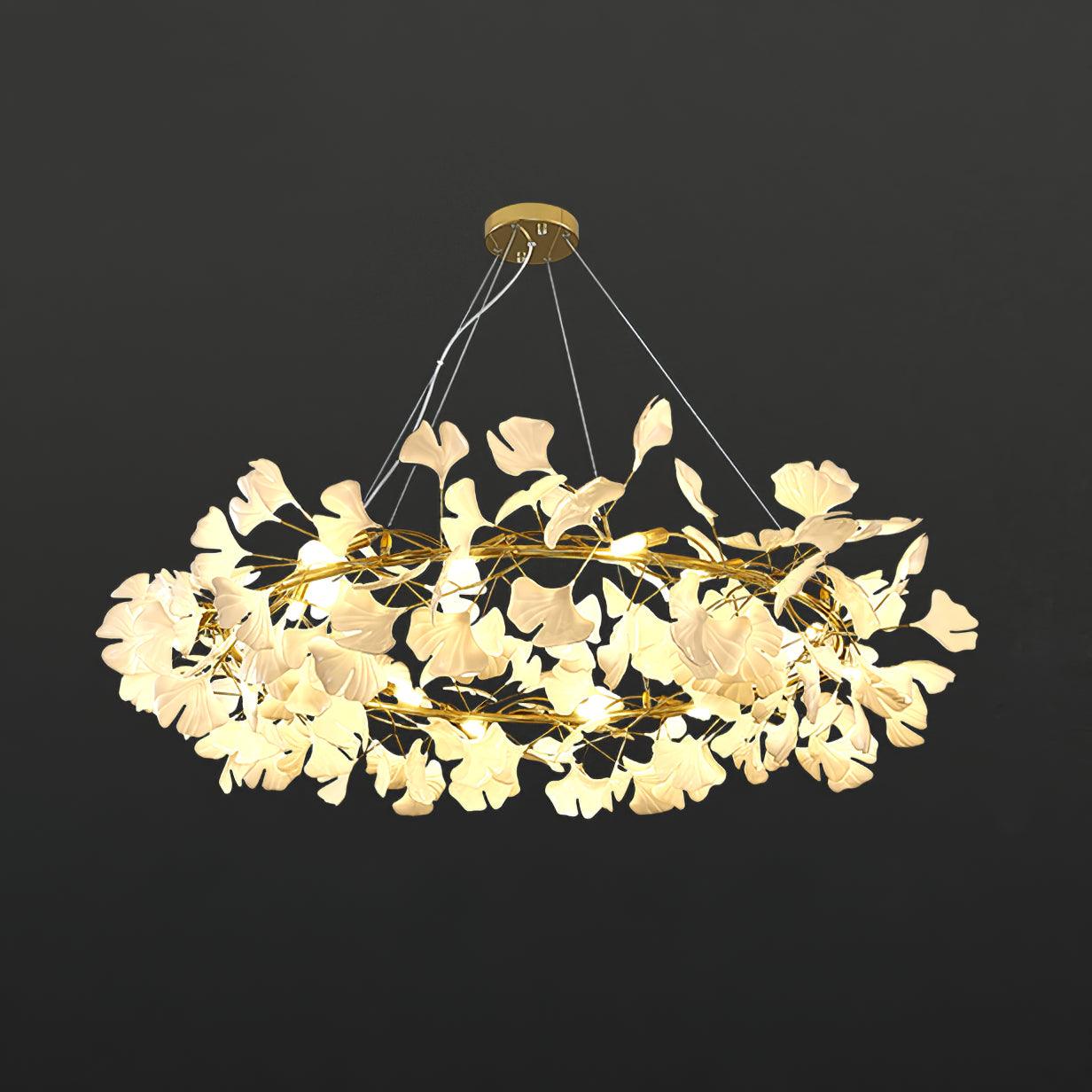 Ginkgo Halo Chandelier - ZozHome