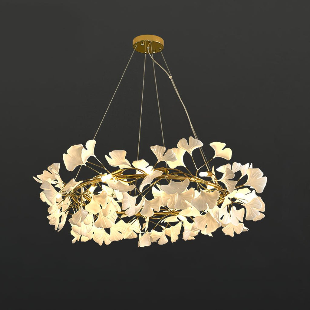 Ginkgo Halo Chandelier