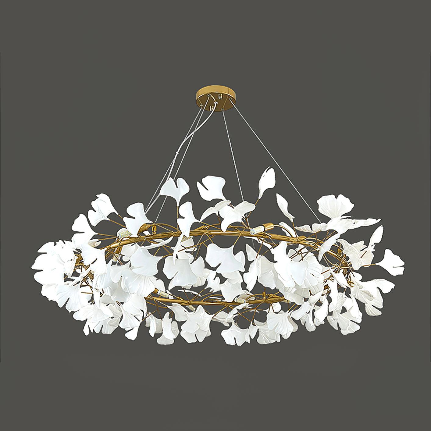 Ginkgo Halo Chandelier