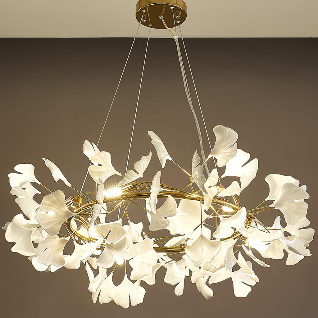Ginkgo Halo Chandelier