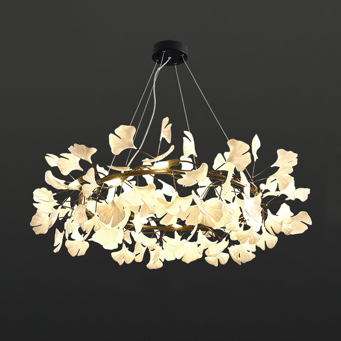Ginkgo Halo Chandelier - ZozHome