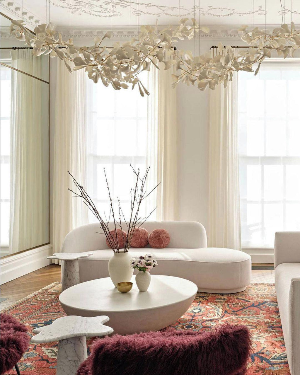 Ginkgo Leaf Chandelier C