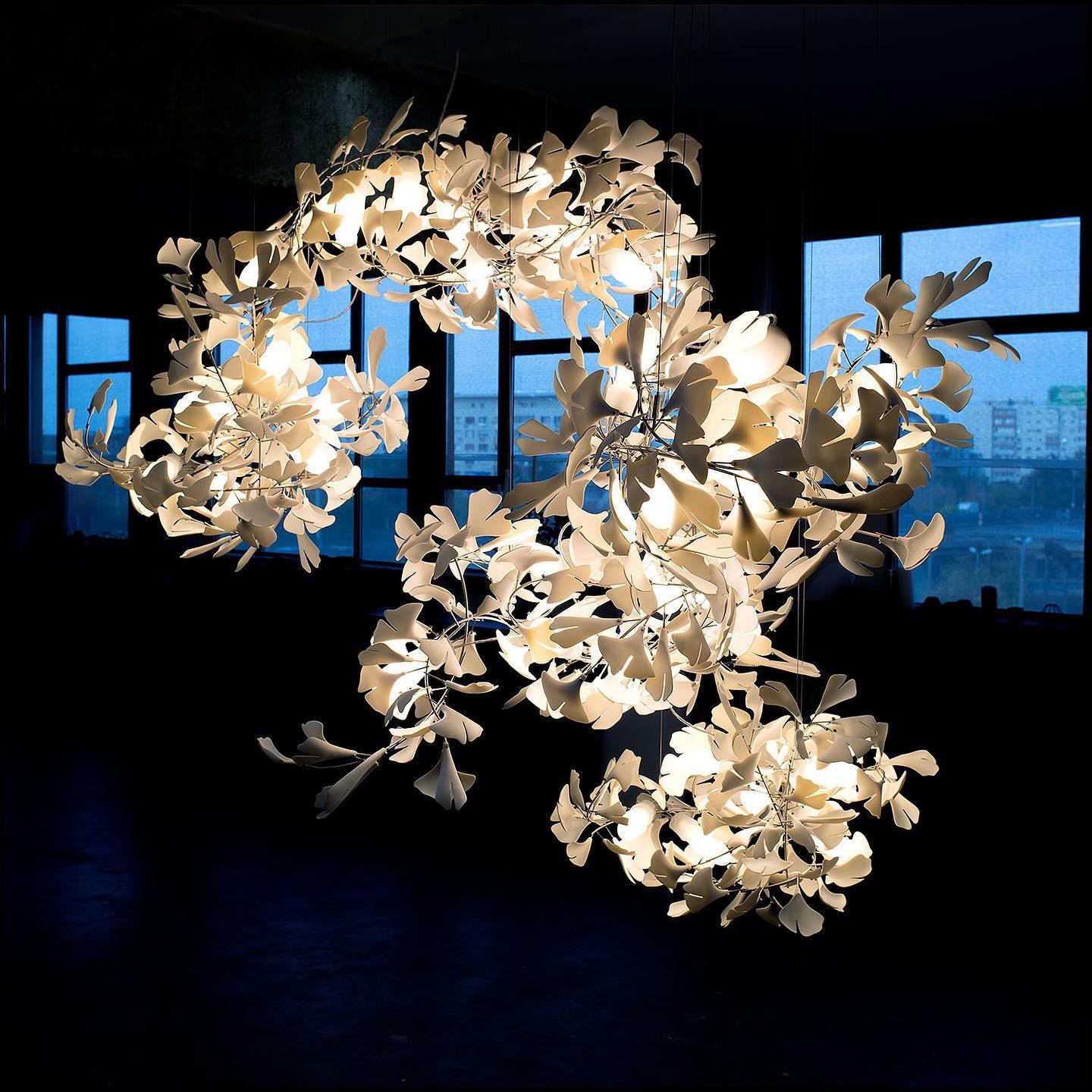 Ginkgo Leaf Chandelier C