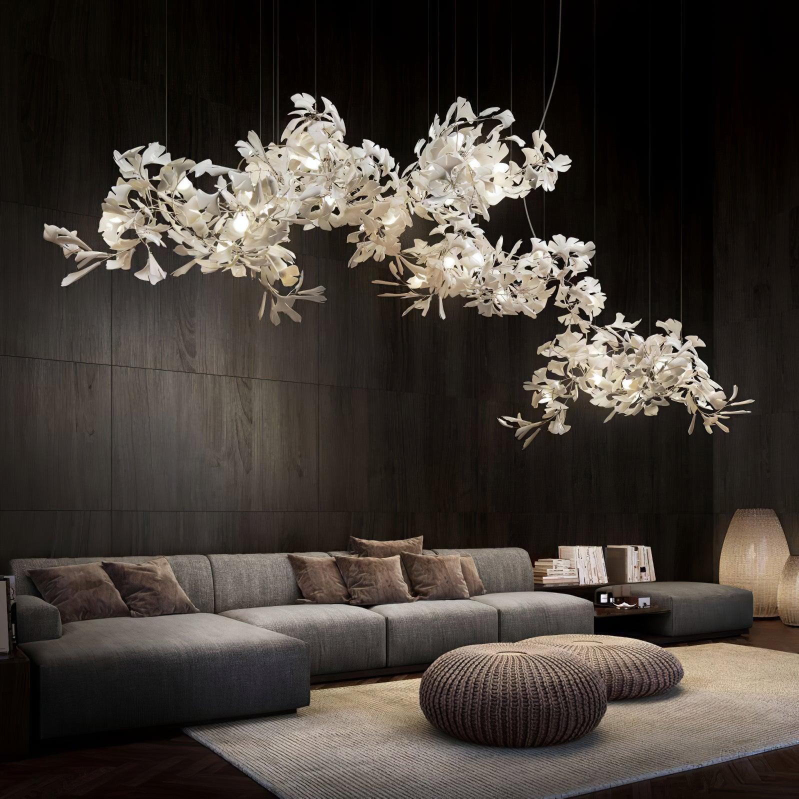 Ginkgo Leaf Chandelier C
