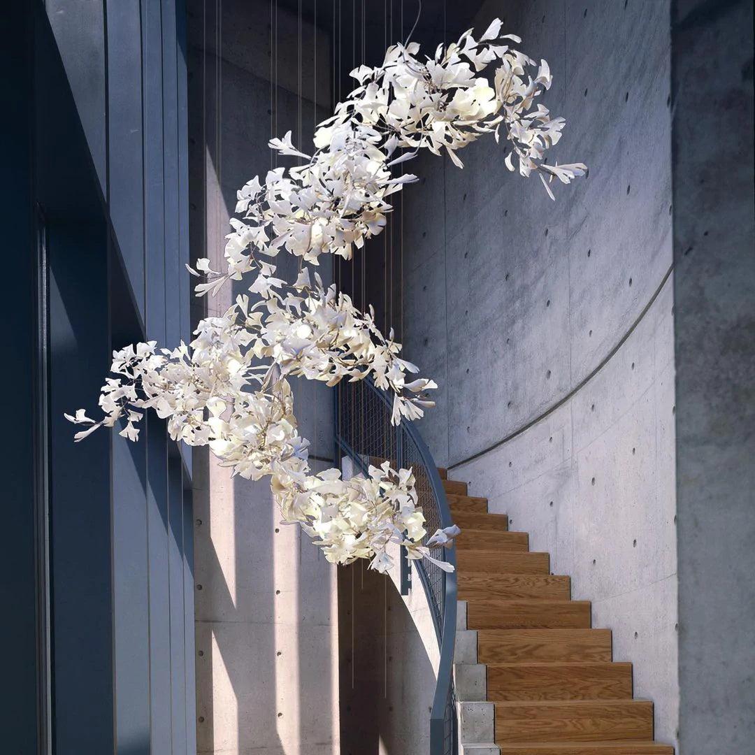 Ginkgo Leaf Chandelier C