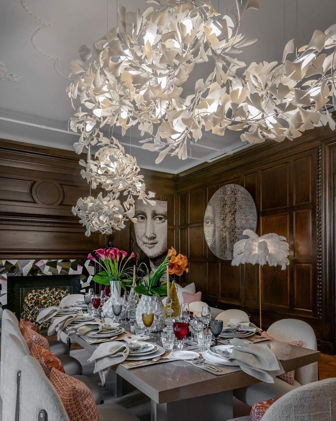 Ginkgo Leaf Chandelier C