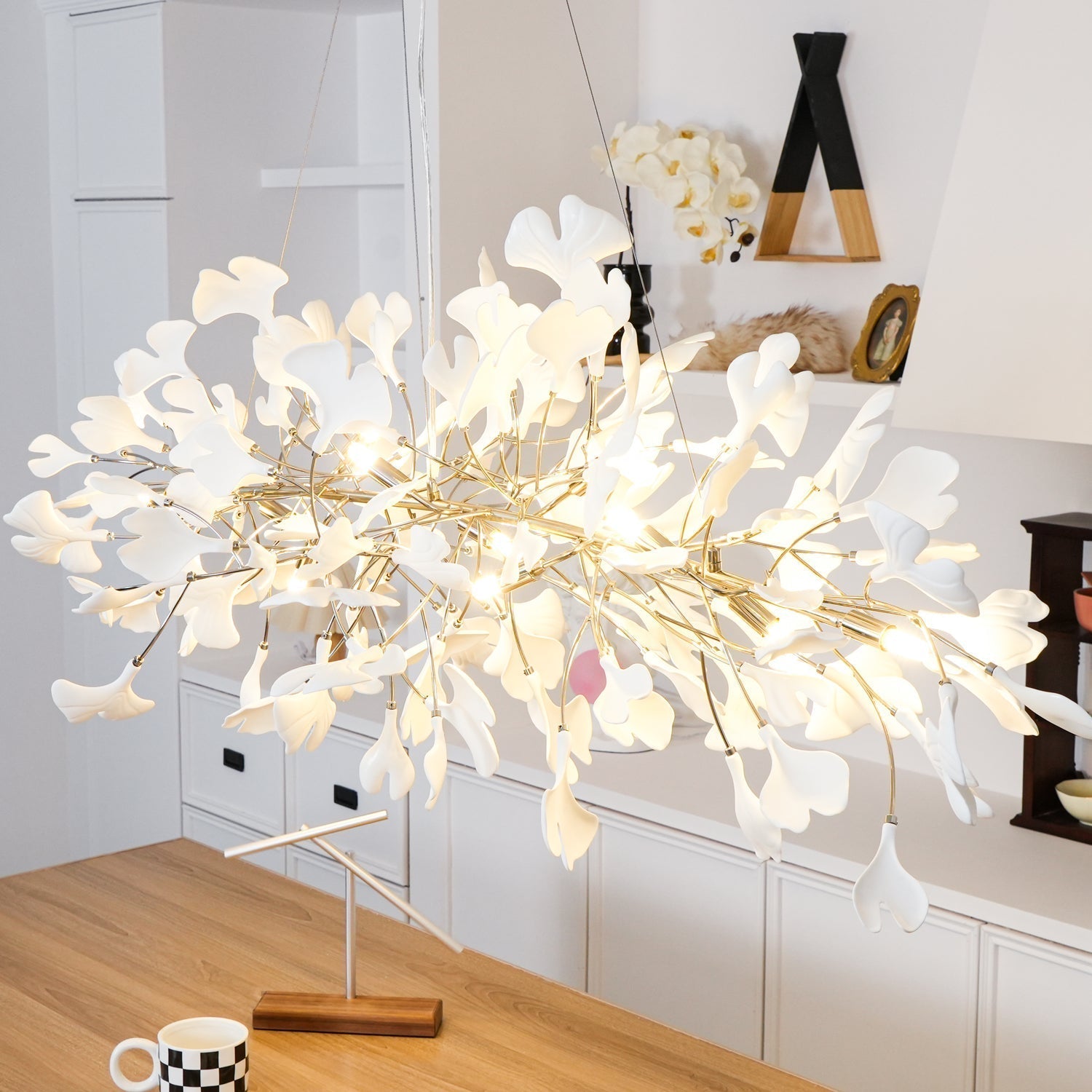 Ginkgo Leaf Chandelier Model A
