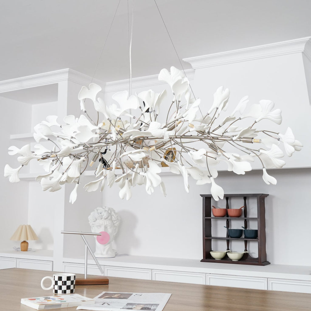 Ginkgo Leaf Chandelier Model A