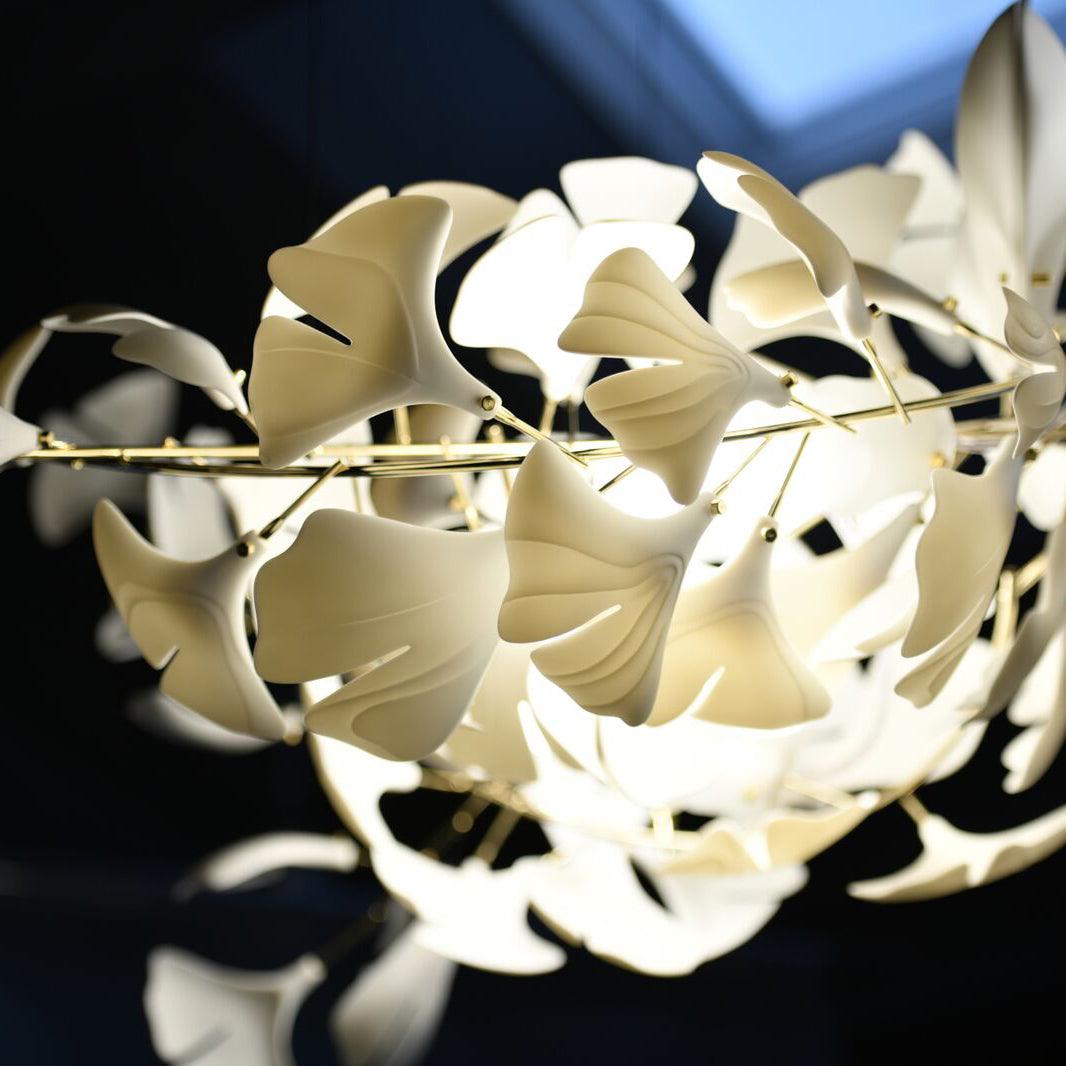 Ginkgo Leaf Chandelier Model A