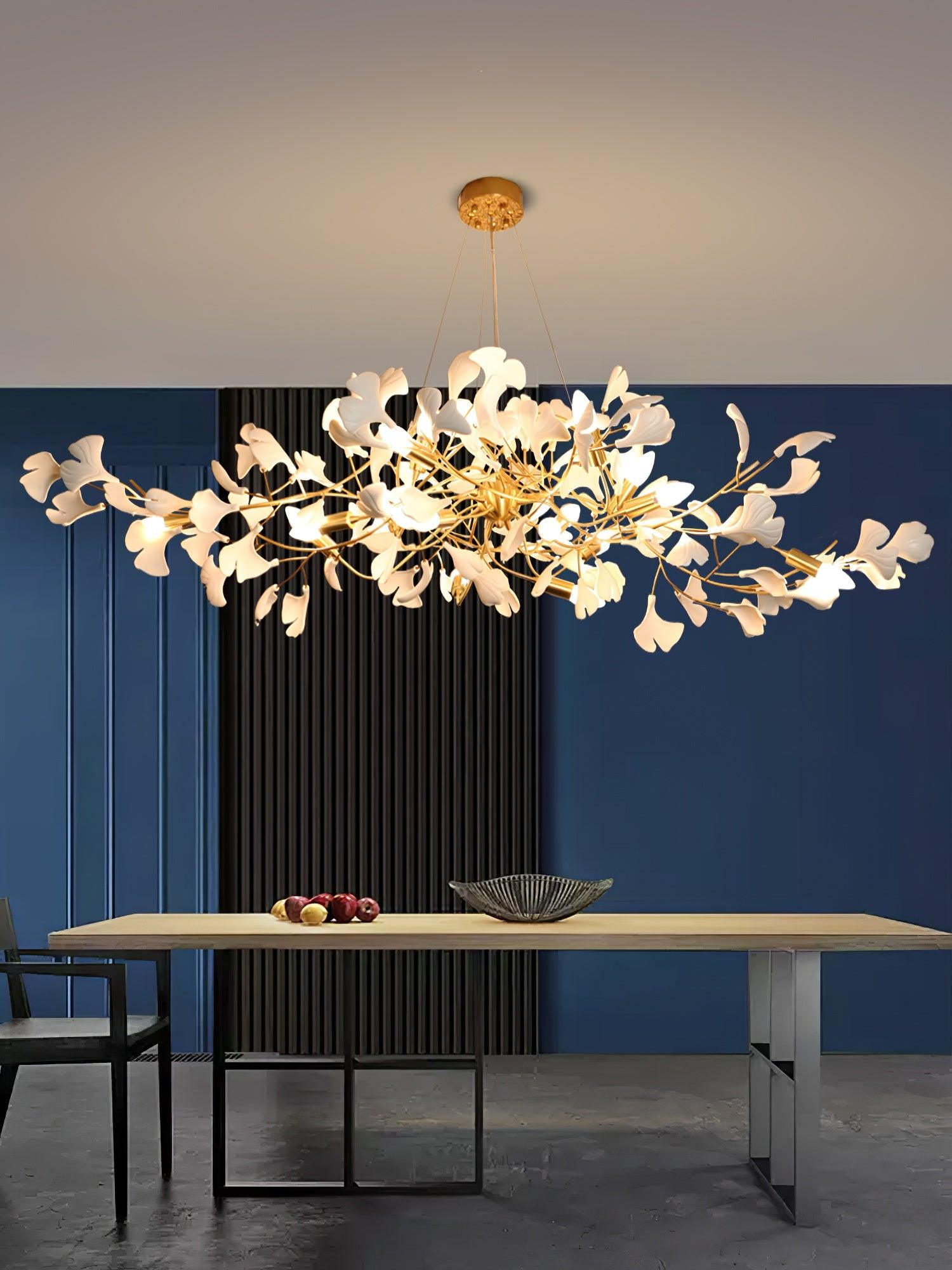 Ginkgo Leaf Chandelier Model A