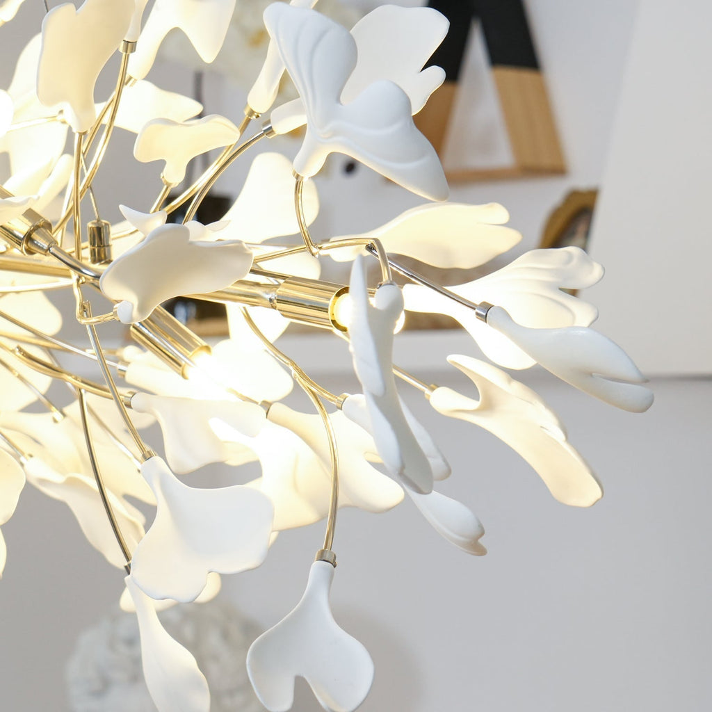 Ginkgo Leaf Chandelier Model A