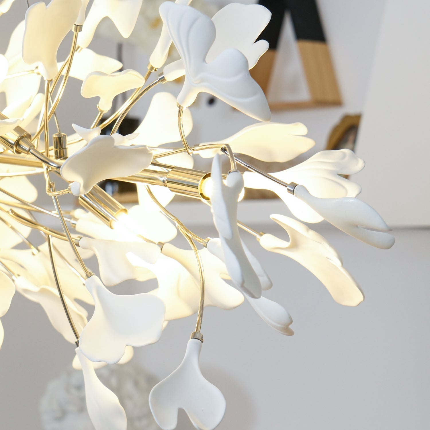 Ginkgo Leaf Chandelier Model A