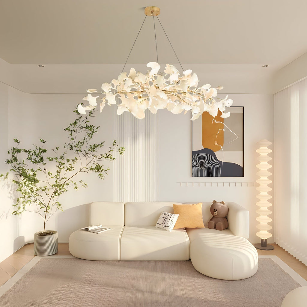 Ginkgo Leaf Chandelier Model A