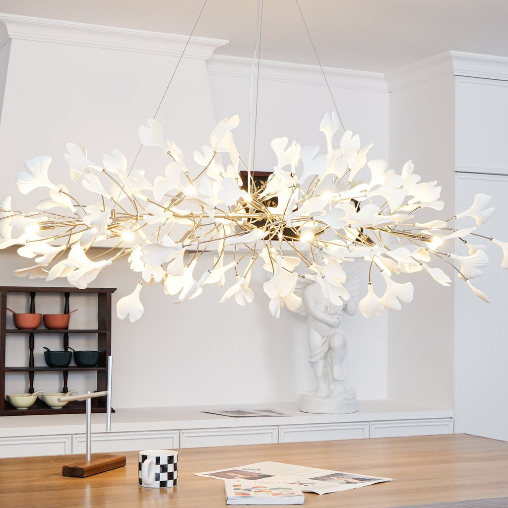 Ginkgo Leaf Chandelier Model A