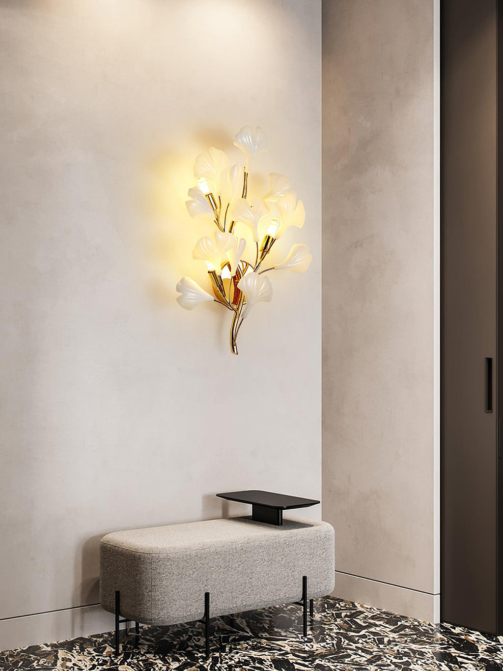 Ginkgo Leaf Wall Lamp