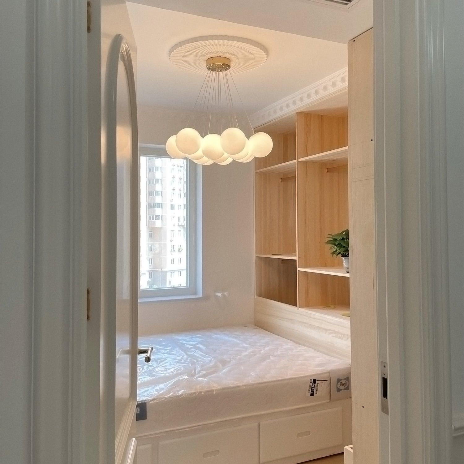 Glass Cluster Chandelier Type A