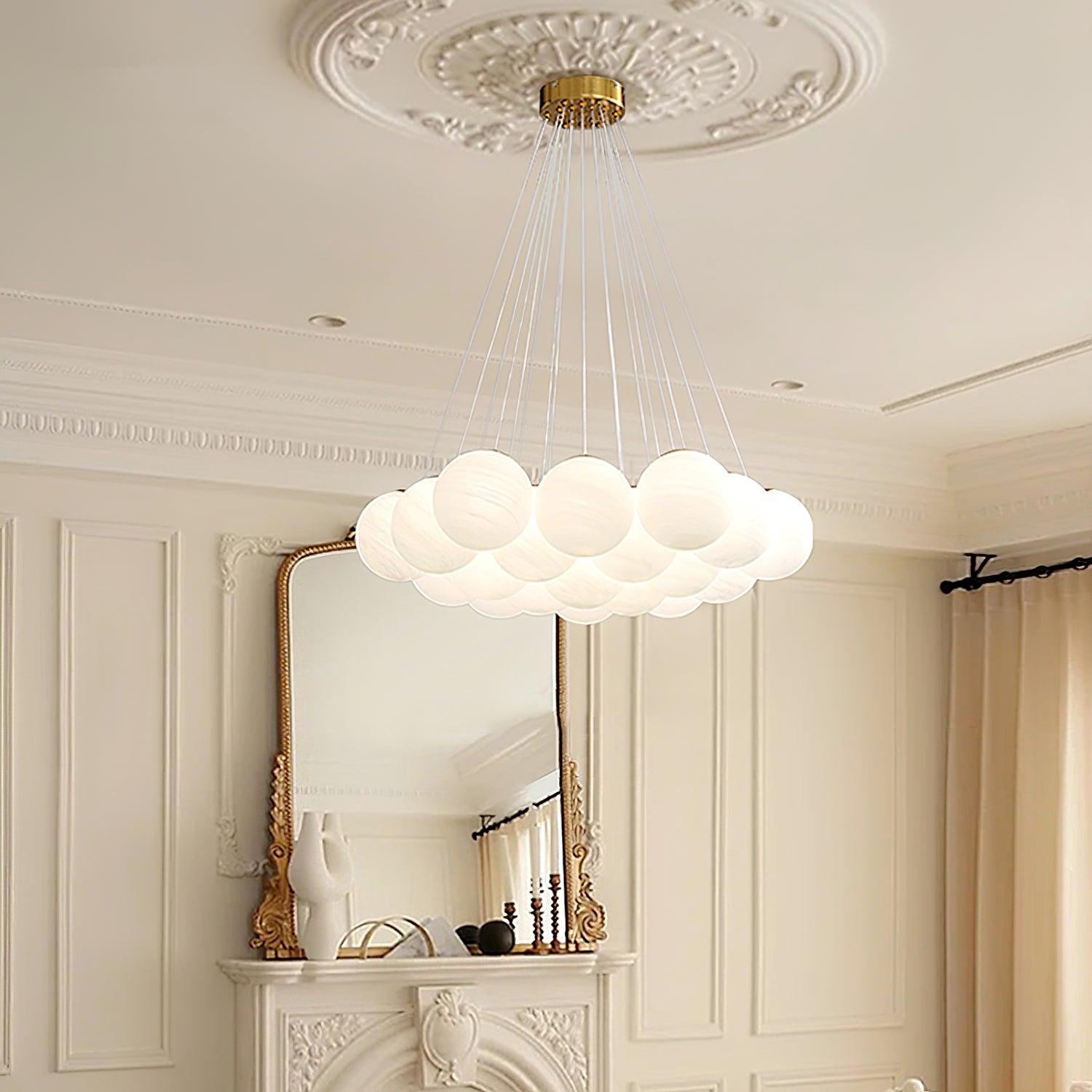 Glass Cluster Chandelier Type A