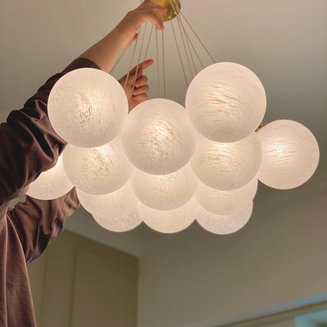 Glass Cluster Chandelier Type A - ZozHome