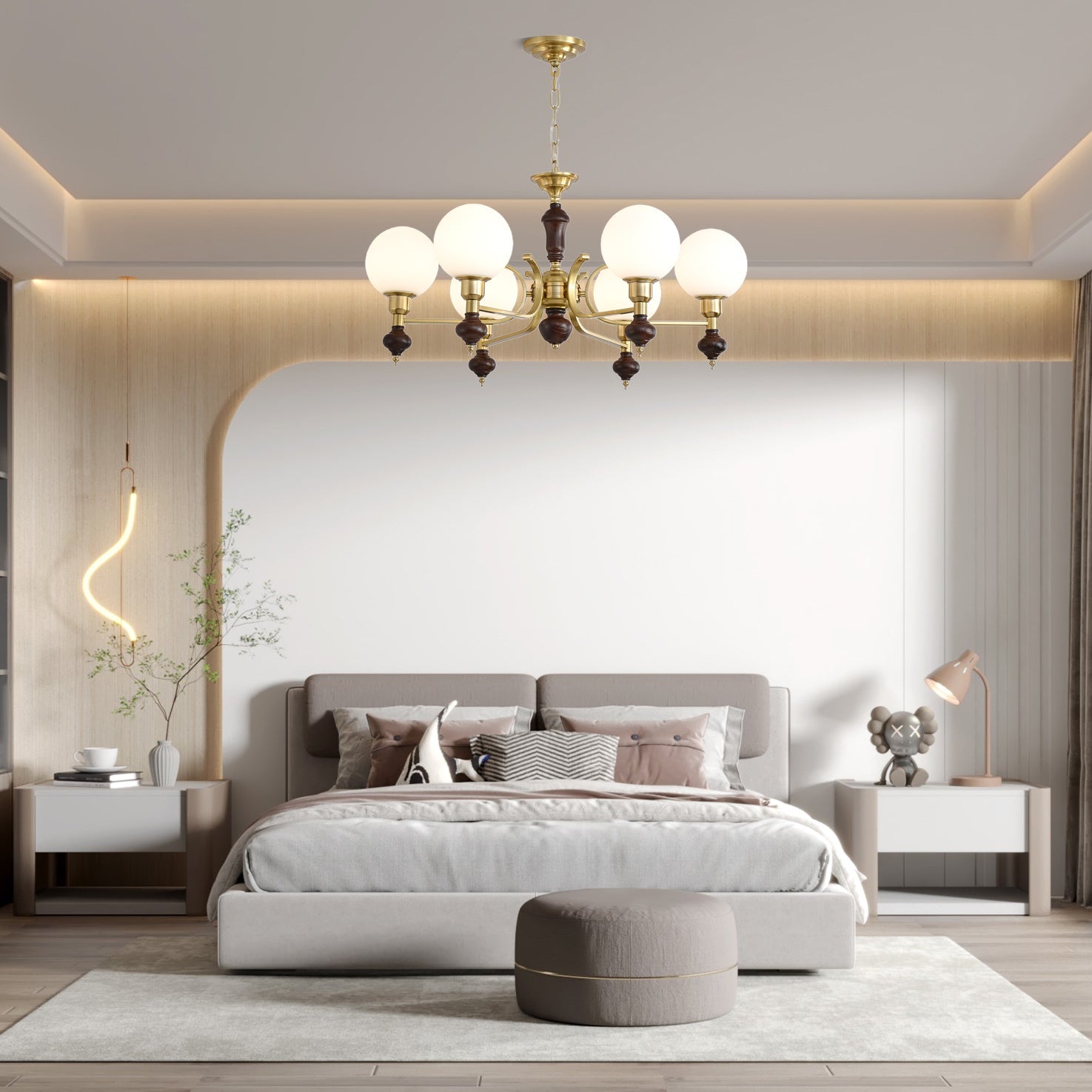 Globe Orb Chandelier - ZozHome
