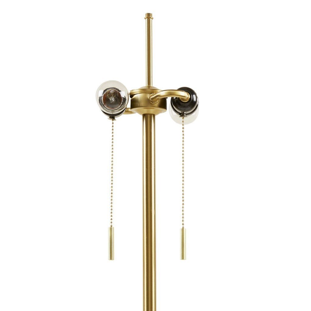 Gold & White Modern Iron Floor Lamp