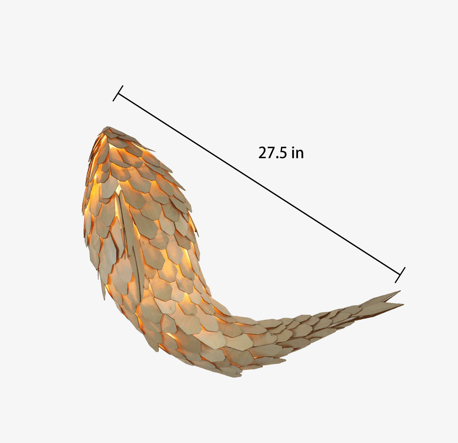 Graceful Koi Gliding Wall Lamp - ZozHome