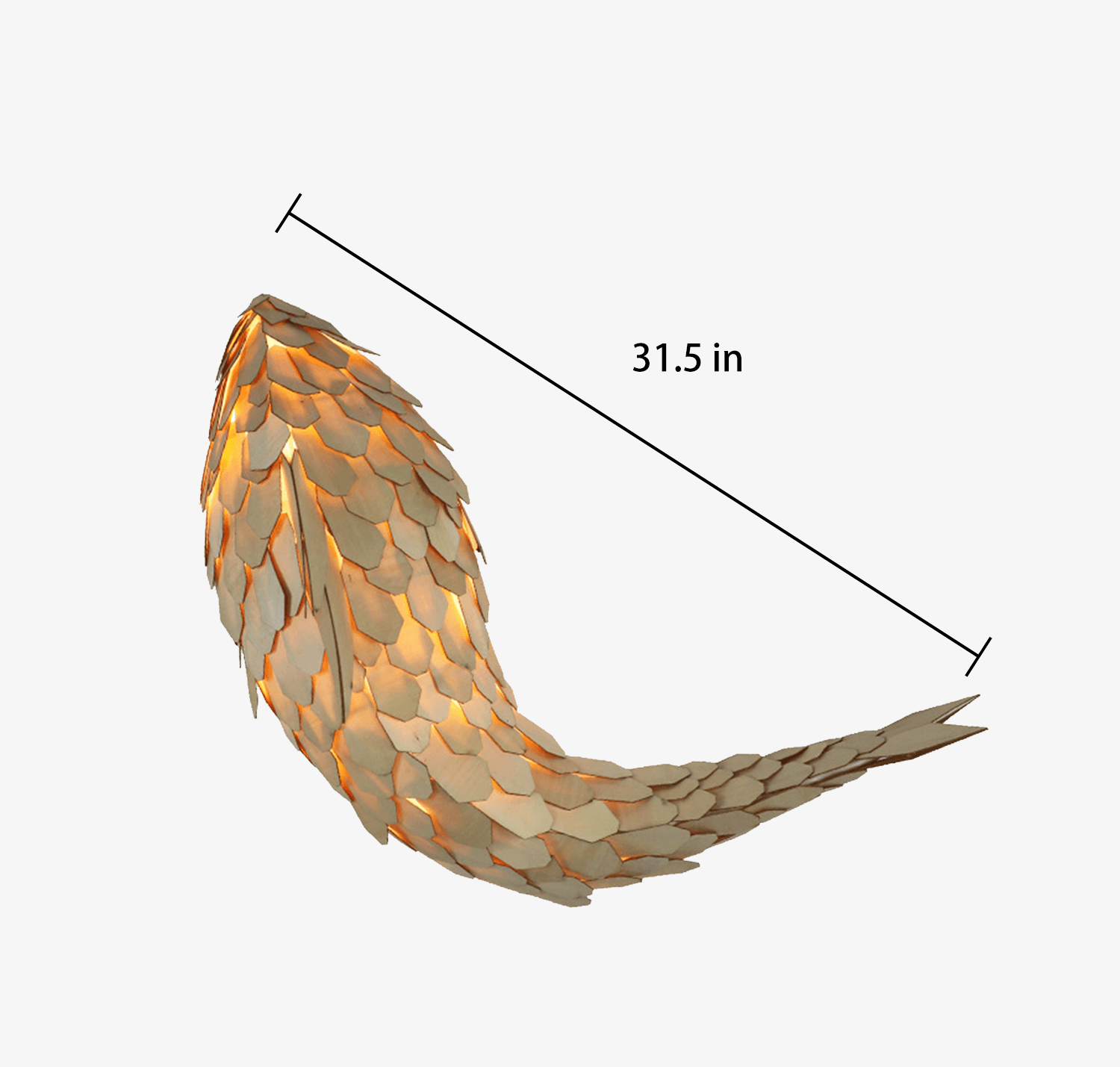 Graceful Koi Gliding Wall Lamp - ZozHome